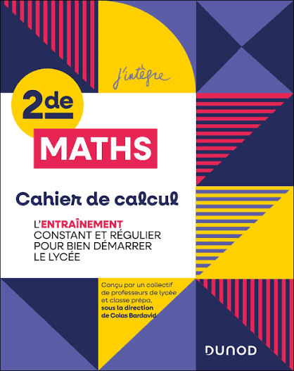 Couverture du Cahier de Calcul niveau seconde
